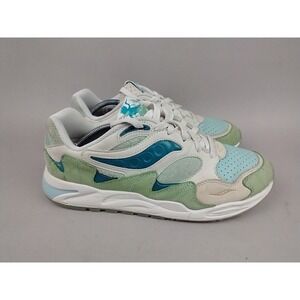Saucony Grid Shadow 2 Great Marsh Mint Green Teal Mens 11.5 S70782-1 Sneakers